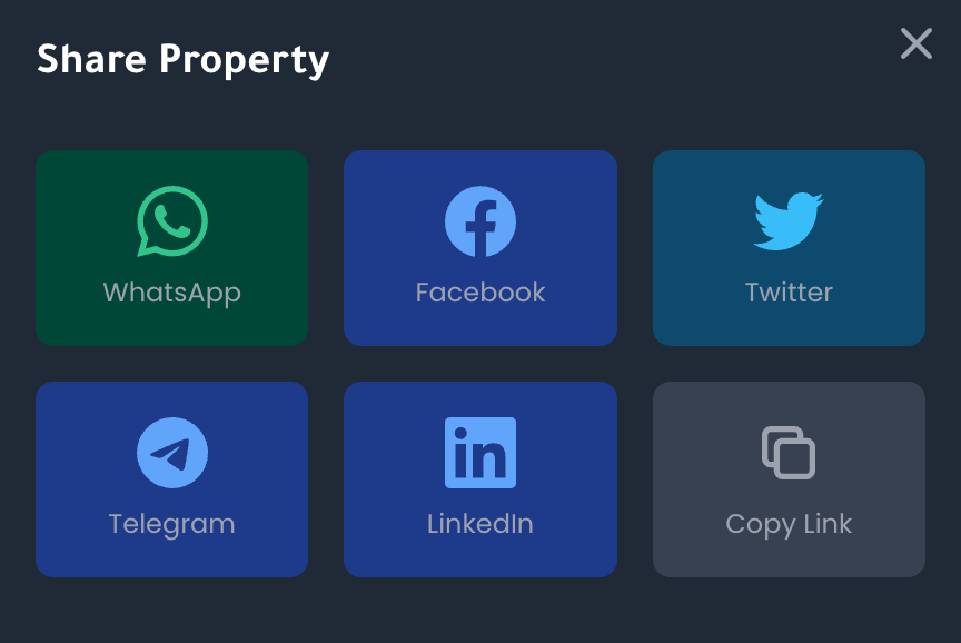 Share options window
