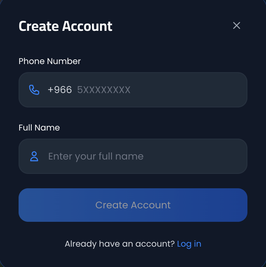 Create Account